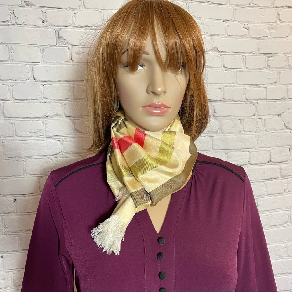 Vintage Silk Scarf Made in Italy For Bloomingdale's